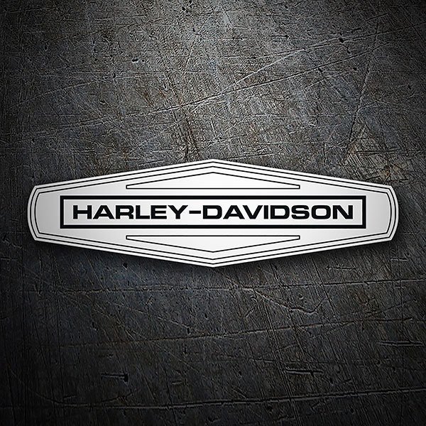Autocollants: Harley Davidson minimaliste 1