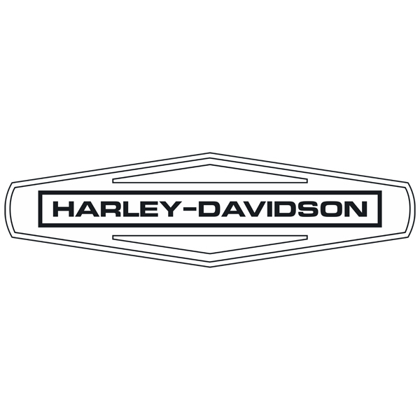 Autocollants: Harley Davidson minimaliste