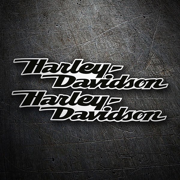 Autocollants: Kit Harley Davidson aérodynamique noire 1