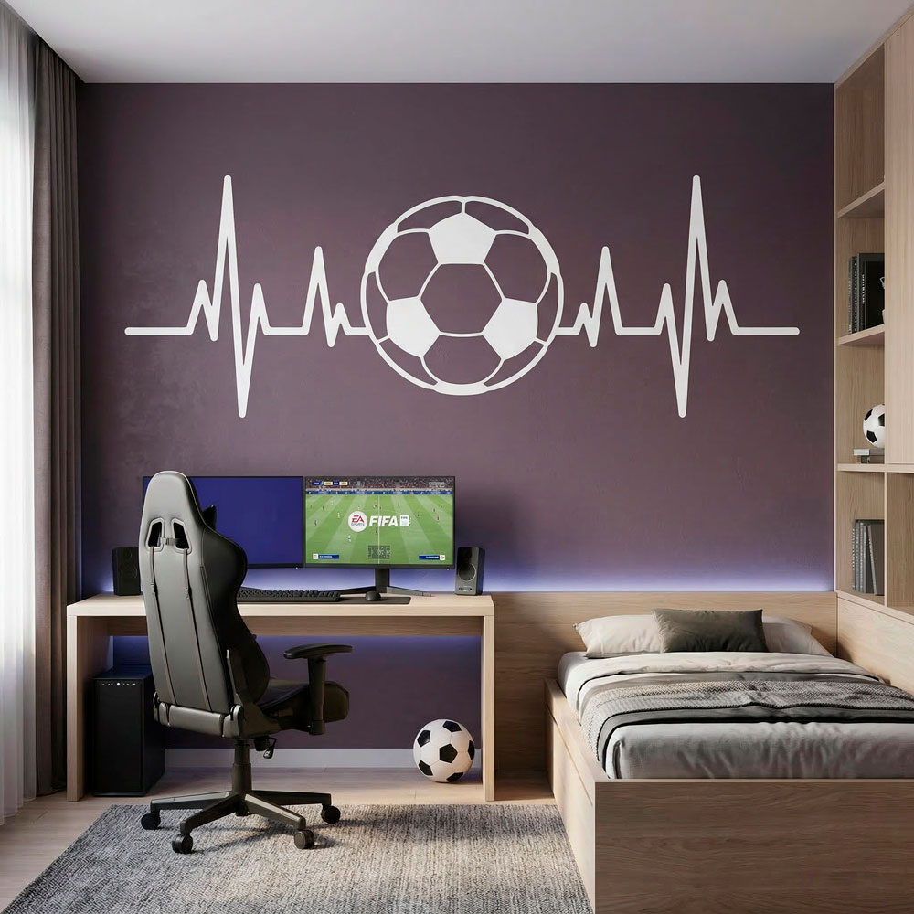 &Eacute;lectrocardiogramme en forme de ballon de football 4