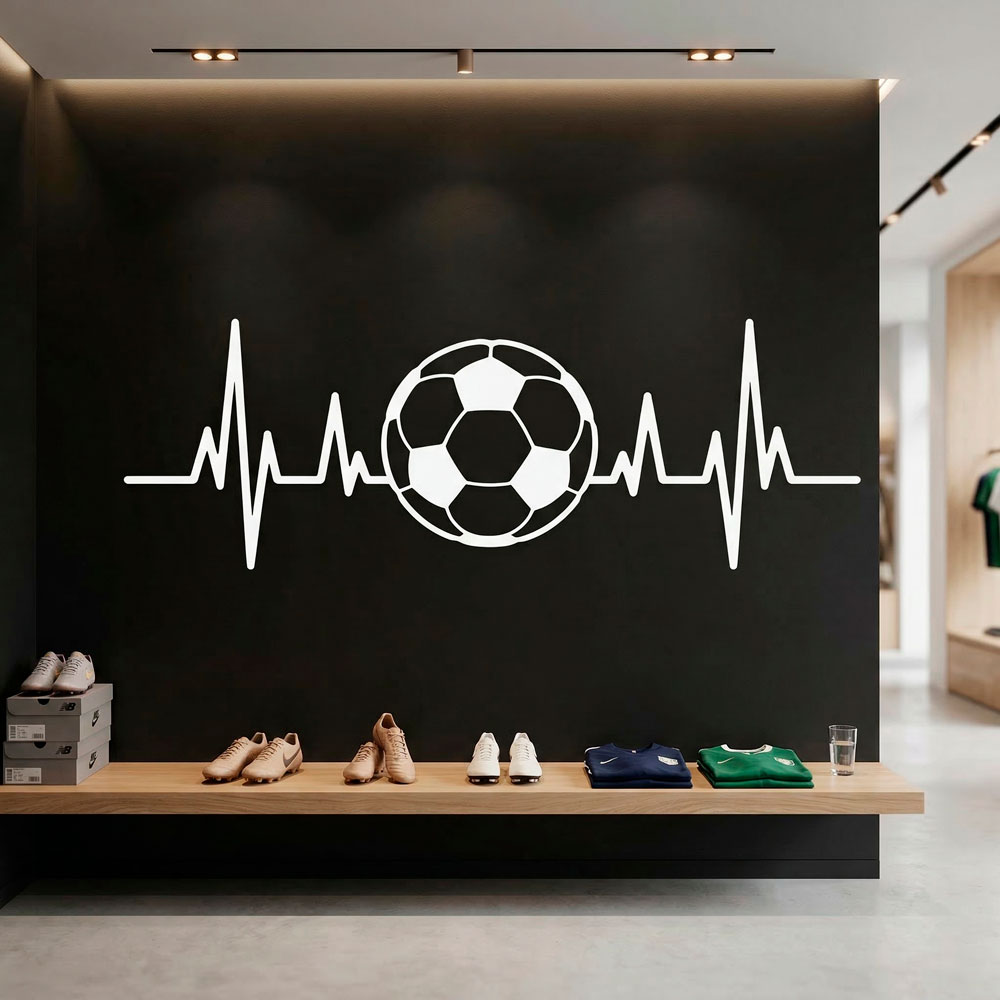 &Eacute;lectrocardiogramme en forme de ballon de football 5