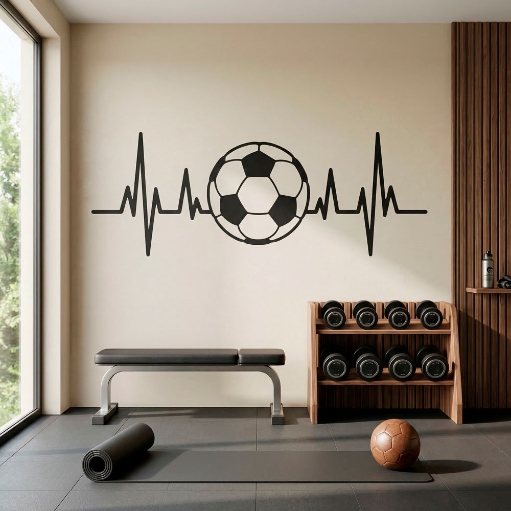 &Eacute;lectrocardiogramme en forme de ballon de football 8