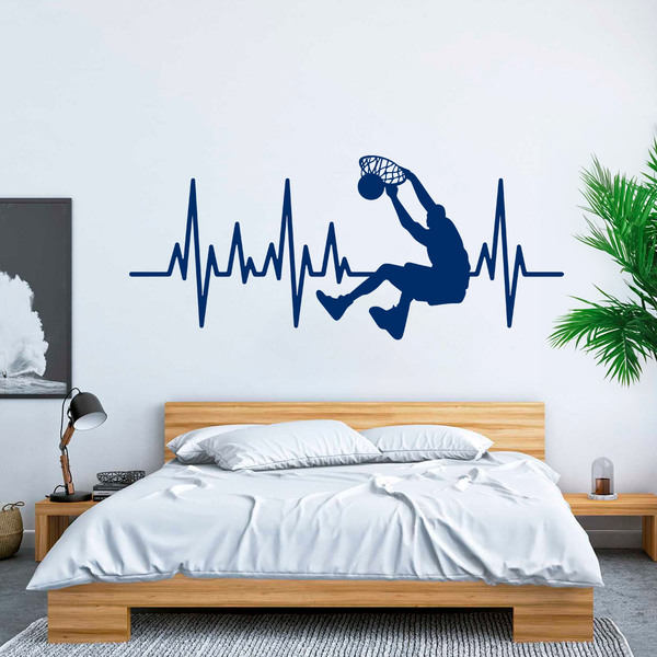 Stickers muraux: Électrocardiogramme de Marquage