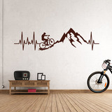 Stickers muraux: Électrocardiogramme Vélo Tout-Terrain 2