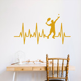 Stickers muraux: Électrocardiogramme Tennis 2