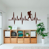 Stickers muraux: Électrocardiogramme Randonnée 2