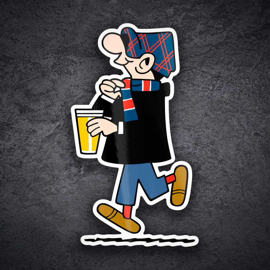 Autocollants: Andy Capp Ultra Supporter PSG