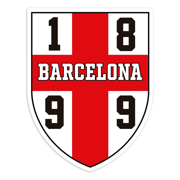 Autocollants: Blason Hooligan Barcelone 1899