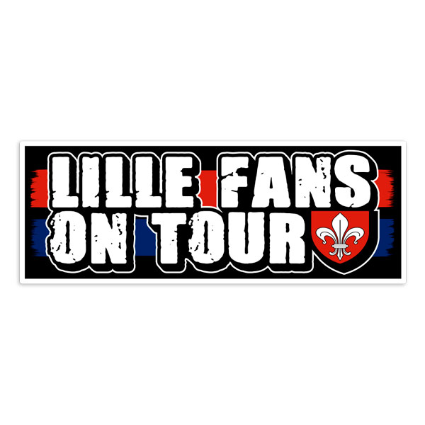 Autocollants: Fans de Lille en tournée