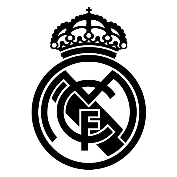 Autocollants: Blason Real Madrid CF