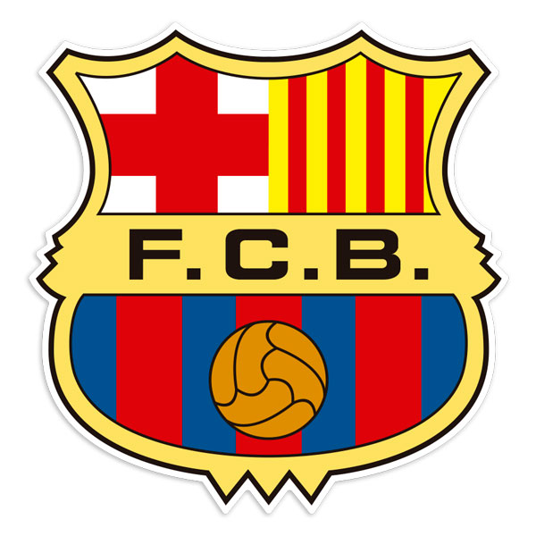 Autocollants: Écusson FC Barcelone 80s