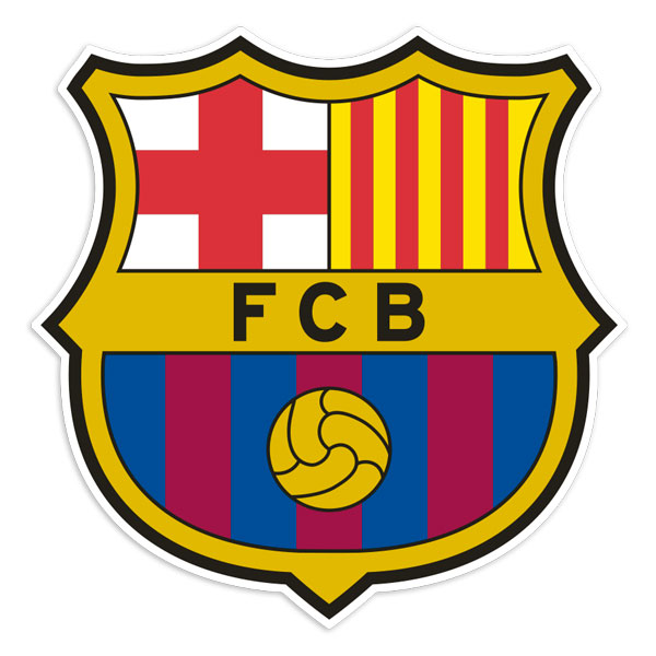 Autocollants: Blason actuel FC Barcelone