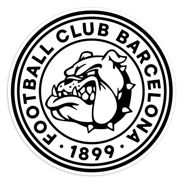 Autocollants: 1899 Bulldog Football Club Barcelona
