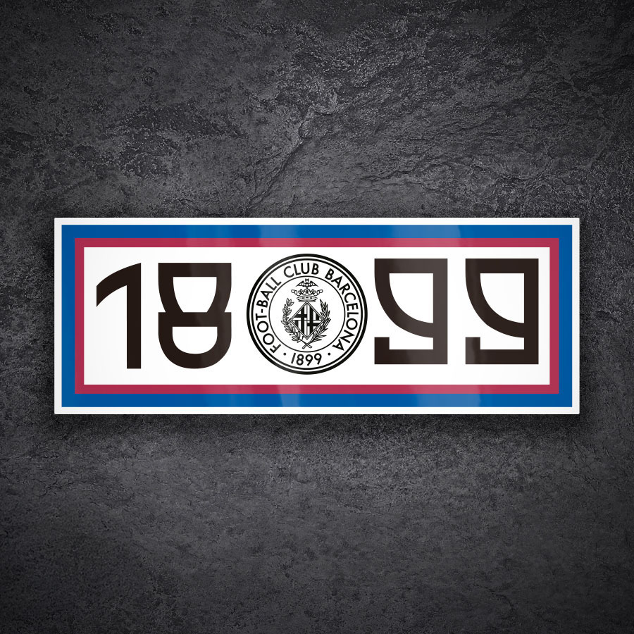Autocollants: Insigne FC Barcelone 1899