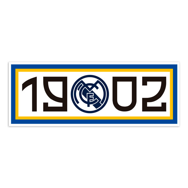 Autocollants: Ultra Football 1902 Real Madrid CF