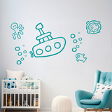 Stickers pour enfants: Sous-marin amusant 4