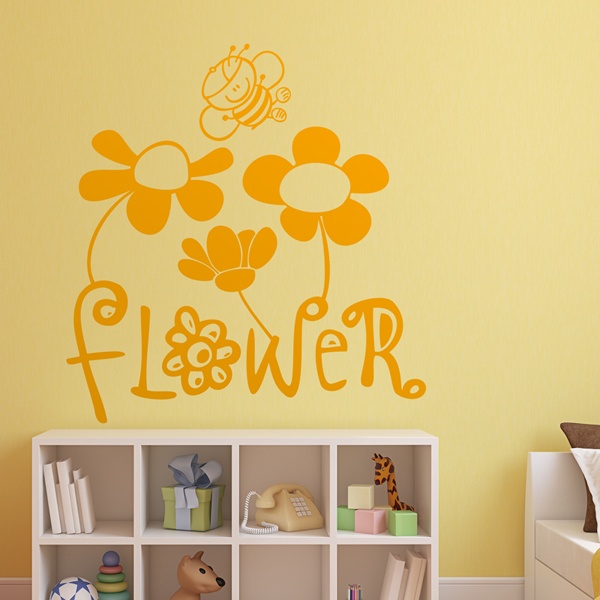 Stickers pour enfants: Fleur