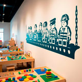 Stickers pour enfants: D&eacute;jeuner des travailleurs de Lego 13