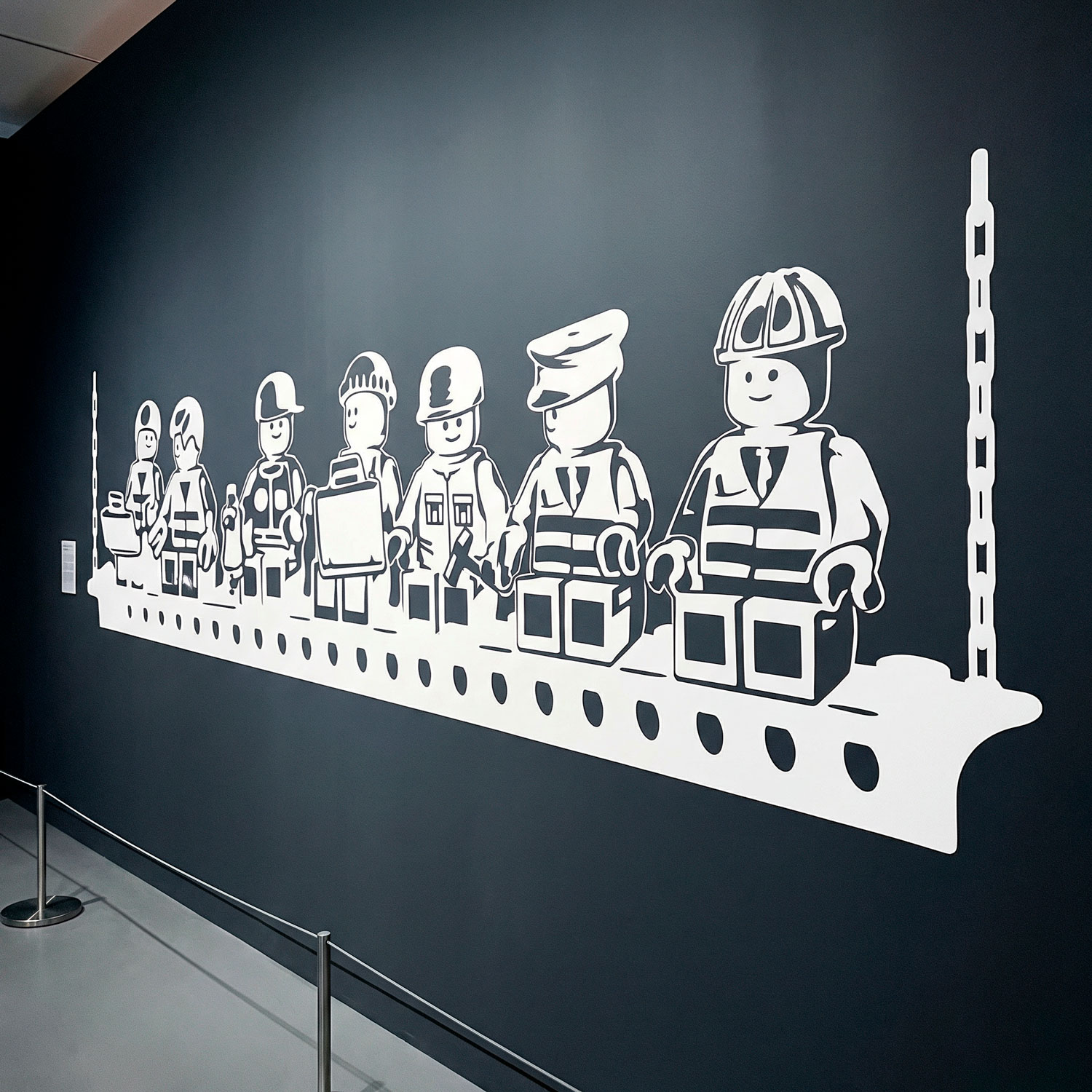 Stickers pour enfants: D&eacute;jeuner des travailleurs de Lego