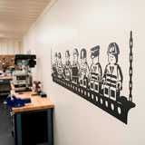 Stickers pour enfants: D&eacute;jeuner des travailleurs de Lego 5