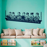 Stickers pour enfants: D&eacute;jeuner des travailleurs de Lego 9