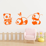 Stickers pour enfants: Les trois pandas 2