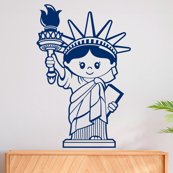 Stickers muraux: Statue de la liberté des enfants