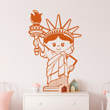 Stickers muraux: Statue de la liberté des enfants 4
