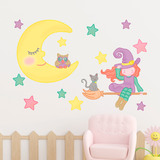 Stickers pour enfants: La sorcière de la lune 5