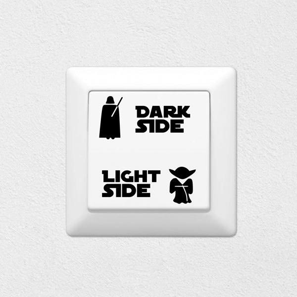 Stickers muraux: Light Side, Dark Side