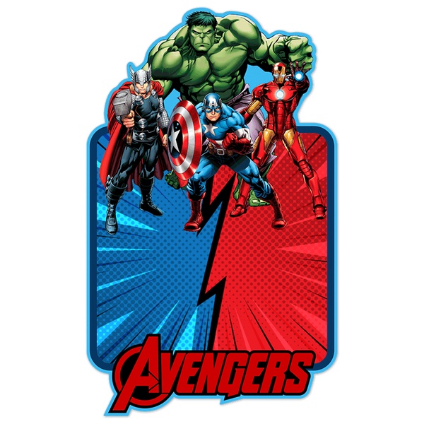 Stickers muraux: Sticker vinyle Avengers pour interrupteur