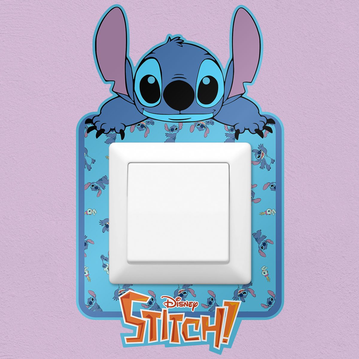 Stickers muraux: Sticker vinyle Stitch pour interrupteur