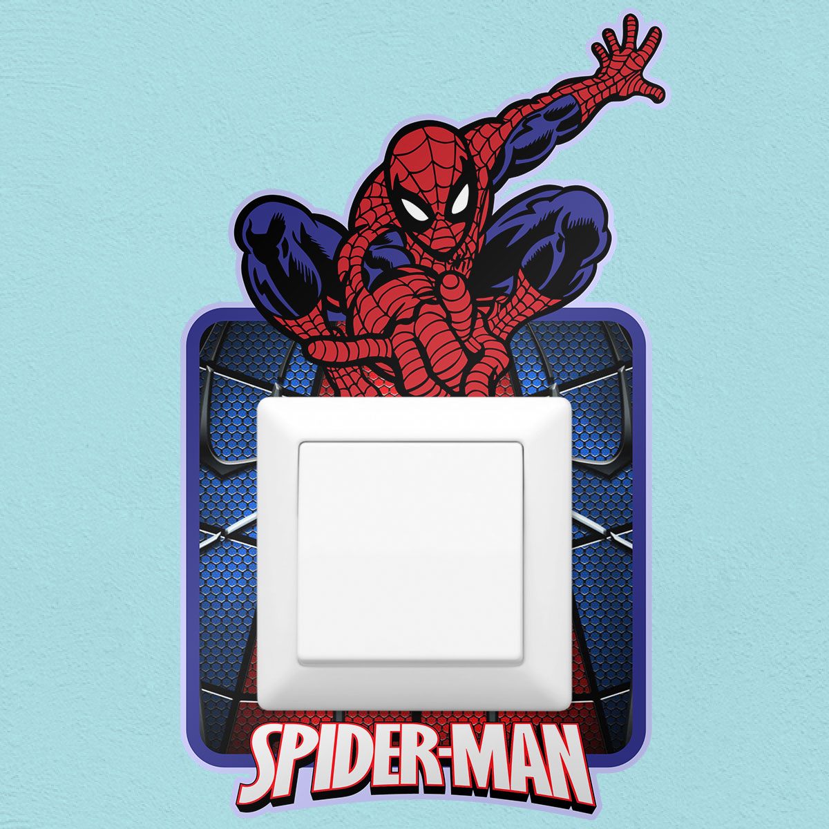 Stickers muraux: Sticker vinyle Spider-Man pour interrupteur