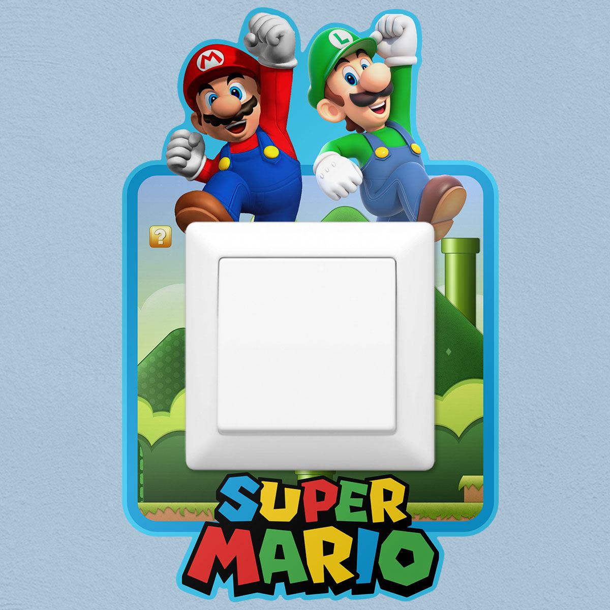 Stickers muraux: Sticker mural Super Mario pour interrupteur