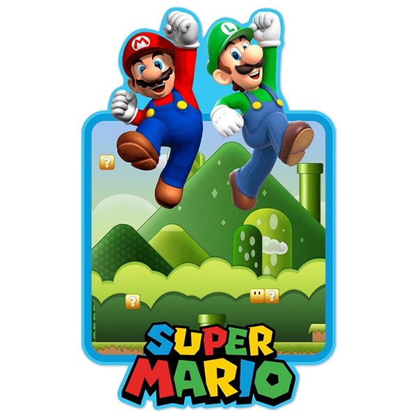 Stickers muraux: Sticker mural Super Mario pour interrupteur