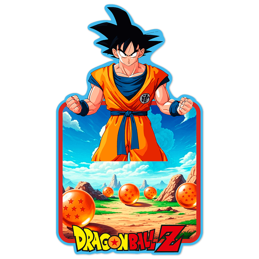 Stickers muraux: Sticker mural Dragon Ball Z pour interrupteur