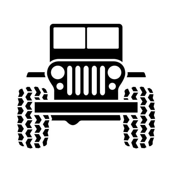 Autocollants: Jeep Tracteur