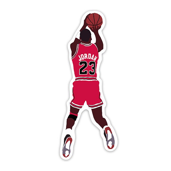 Autocollants: Tir de Michael Jordan