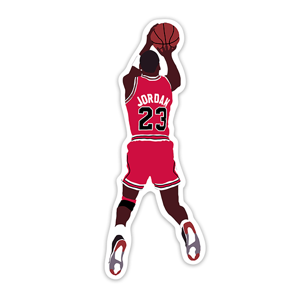 Autocollants: Tir de Michael Jordan