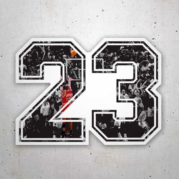 Autocollants: Michael Jordan 23