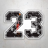 Autocollants: Michael Jordan 23 3