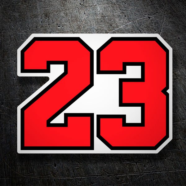 Autocollants: Michael Jordan No. 23