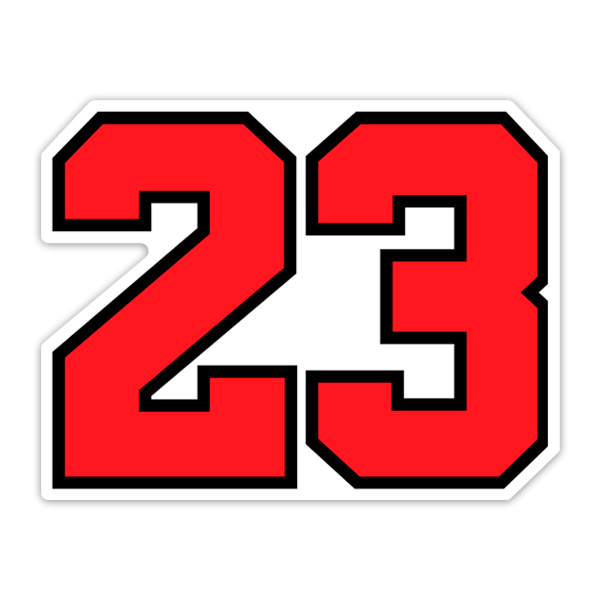 Autocollants: Michael Jordan No. 23