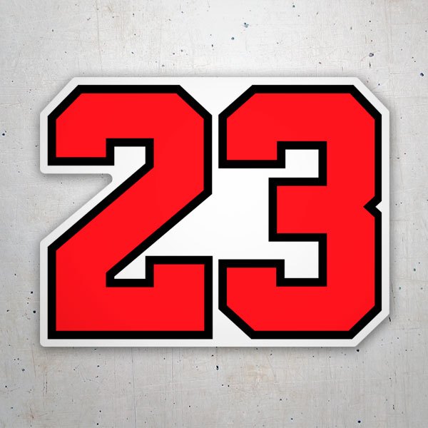 Autocollants: Michael Jordan No. 23