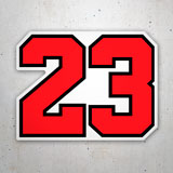 Autocollants: Michael Jordan No. 23 3