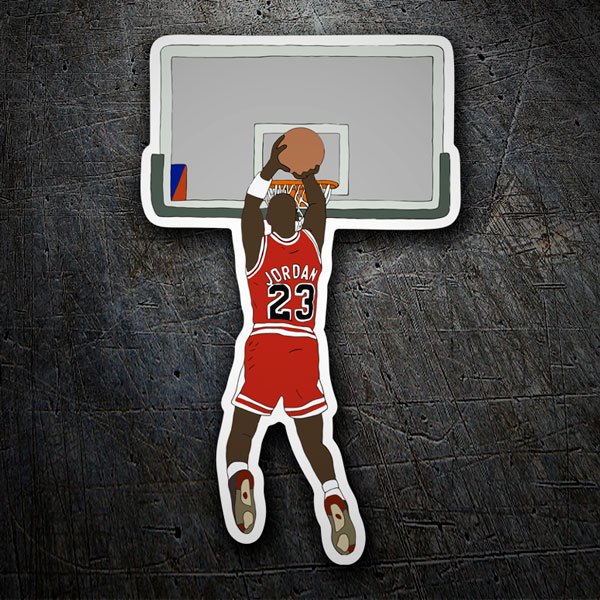 Autocollants: Dessin de Michael Jordan