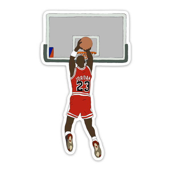 Autocollants: Dessin de Michael Jordan