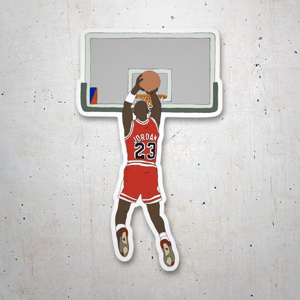 Autocollants: Dessin de Michael Jordan