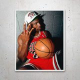 Autocollants: Michael Jordan 3e Bague NBA 3