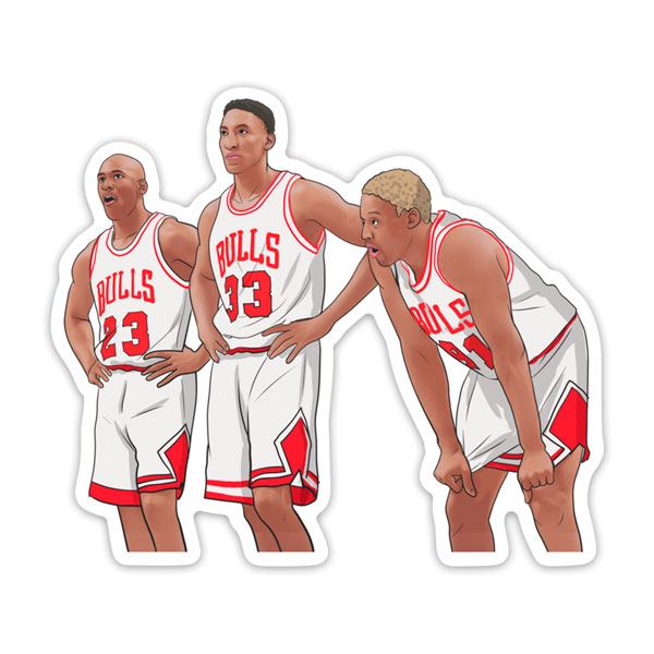 Autocollants: All-Stars Chicago Bulls